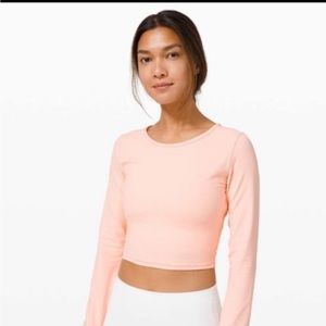 Lululemon Ever Elated Crop Long Sleeve